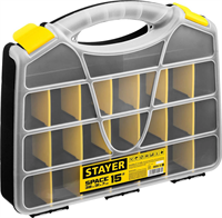 STAYER 380 х 310 х 60 мм (15"), пластиковый, органайзер SPACE-15 38038-15_z01 - фото 137966