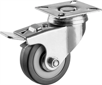 ЗУБР 50 мм, 35 кг, колесо поворотное c тормозом 30956-50-B - фото 138293