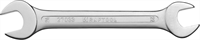 KRAFTOOL 22х24 мм, Cr-V сталь, хромированный, гаечный ключ рожковый 27033-22-24 - фото 138435