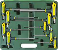 KRAFTOOL 9 шт., ключи имбусовые INDUSTRIE 27455-H9 - фото 138568