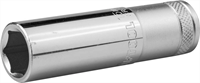 KRAFTOOL 1/2", 15 мм, Cr-V сталь, хромированная, торцовая головка удлиненная 27807-15_z01 - фото 138577
