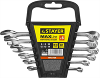 STAYER 6 шт, 6 - 14 мм, набор комбинированных гаечных ключей 27085-H6 - фото 138685