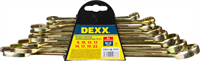 DEXX 8 шт, 8 - 22 мм, набор комбинированных гаечных ключей 27017-H8 - фото 139064