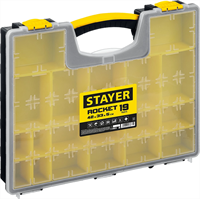 STAYER 420 x 330 x 50 мм (16,5"), пластиковый, органайзер со съемными лотками MULTIMAX 2-38032 - фото 139153