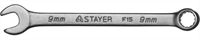 STAYER 9 мм, комбинированный гаечный ключ 27085-09 - фото 139325