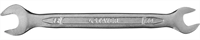 STAYER 10х12 мм, Cr-V сталь, хромированный, гаечный ключ рожковый 27035-10-12 - фото 139488