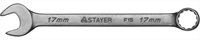 STAYER 17 мм, комбинированный гаечный ключ 27085-17 - фото 139572