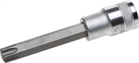 KRAFTOOL 1/2", 100 мм, S2 сталь, Т55, удлиненная, сатинированная, торцовая бита-головка INDUSTRIE QUALITAT 27906-55_z01 - фото 139613