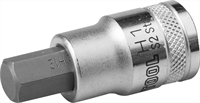 KRAFTOOL 1/2", S2 сталь, H12, сатинированная, торцовая бита-головка "INDUSTRIE QUALITAT" 27908-12_z01 - фото 139738
