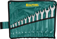 KRAFTOOL 12 шт, 6 - 24 мм, набор комбинированных гаечных ключей 27079-H12 - фото 139803