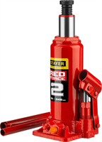 STAYER 2 т, 181-345 мм, домкрат бутылочный гидравлический RED FORCE 43160-2_z01 - фото 140169