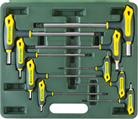 KRAFTOOL 9 шт., ключи имбусовые INDUSTRIE 27454-H9 - фото 140200
