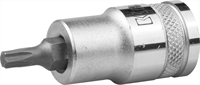 KRAFTOOL 1/2", 55 мм, S2 сталь, Т27, сатинированная, торцовая бита-головка INDUSTRIE QUALITAT 27905-27_z01 - фото 140246