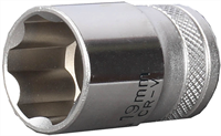 KRAFTOOL 1/2", 26 мм, Cr-V сталь, хромированная, торцовая головка 27805-26 - фото 140264
