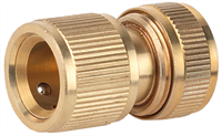 GRINDA d 1/2", латунный, соединитель с автостопом 8-426129 - фото 142228