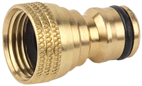 Raco 1/2", латунный, адаптер внешний (соединитель-резьба внешняя) 4246-55010B - фото 142363