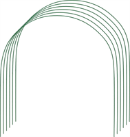 GRINDA 2.2 м, 6 шт., проволочные, дуги для парника 422311-85-90 - фото 142917