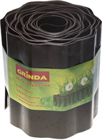 GRINDA 20 см х 9 м, коричневая, лента бордюрная 422247-20 - фото 143495