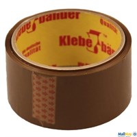 Лента клейкая Klebebander коричневая 40 мк 42000х50 мм - фото 146048