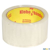 Лента клейкая Klebebander прозрачная 40 мк 42000х50 мм - фото 146052