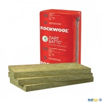 Базальтовая вата Rockwool Лайт Баттс 1000х600х50 мм - фото 146230