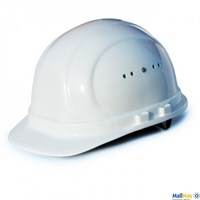 Каска строительная FIT 12200 белая - фото 146937