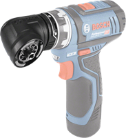 BOSCH GFA 12-W (угловая/right angle), насадка для акк. дрелей-шуруповертов Li-Ion FlexiClick 12 В, 1600A00F5K - фото 22411
