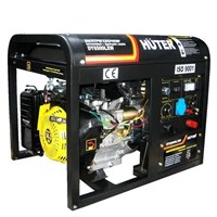 Электрогенератор DY6500LXW,с функцией сварки, с колёсами Huter - фото 24448