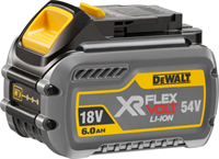 54 В XR FLEXVOLT Li-Ion аккумуляторная батарея, 6.0 Ач (совместима с XR 18.0 В), 0.88 кг DeWalt - фото 28902