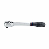 Трещотка 1/2", 250 мм, 32 зубца, флажковая, фиксатор KING TONY 4779-10GR - фото 37464