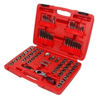 Набор метчиков и плашек SK-5 M3-M12, 1/8"-1/2", кейс, 75 предметов МАСТАК 351-00075C - фото 38557