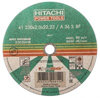 Идеальная балансировка круга&nbsp;HITACHI А24 (14А) 230х2х22&nbsp;и посадочного кольца минимизируют вибрации во время работы, что позволяет получить качественный рез при любых обстоятельствах, особенно при резке тонкого профиля. - фото 40960