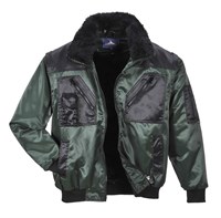 Демисезонная куртка Portwest PJ20 черный/зеленый - фото 53338