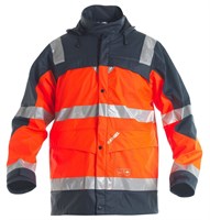 Сигнальный дождевик Engel Rain Jacket 1911-102, Оранжевый/темно-синий - фото 54059