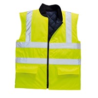 Утепленный сигнальный жилет Portwest S469, жёлтый - фото 54612