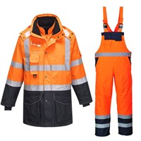 Зимний костюм Portwest s426 + S489 сигнальный оранжевый - фото 55655
