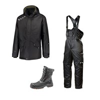 Зимний комплект спецодежды Dimex Extreme черный + 619/Sievi ALASKA XL+ S3HRO - фото 56675