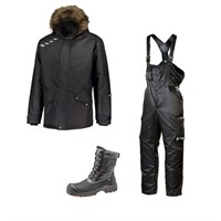 Зимний комплект спецодежды Dimex Extreme Plus черный + 619/Sievi ALASKA XL+ S3HRO - фото 56702