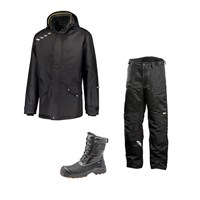 Зимний комплект спецодежды Dimex Extreme черный + 682/Sievi ALASKA XL+ S3HRO - фото 56726