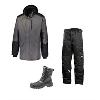 Зимний комплект спецодежды Dimex Extreme серый + 682/Sievi ALASKA XL+ S3HRO - фото 56737