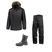 Зимний комплект спецодежды Dimex Extreme Plus черный + 682/Sievi ALASKA XL+ S3HRO - фото 56749