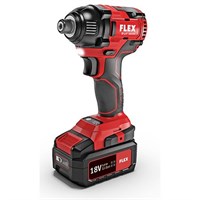 Двухскоростная аккумуляторная ударная дрель-шуруповерт Flex 18,0 В ID 1/4" 18.0-EC/2.5 Set - фото 57720