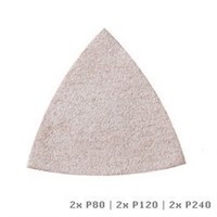 Шлифлист для Multi-Max (зерно 80,120,240), 6 шт Dremel, 2.615.M70.PJA - фото 60774