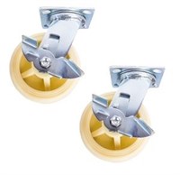 Колесо поворотн. тормоз PP (C550B/PP1342CB3) 125мм - фото 63048