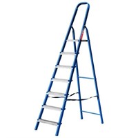 Стремянка стальная односторонняя TOR SТО3 окрашенная - фото 65072