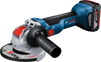 Аккумуляторная угловая шлифмашина BOSCH GWX 18V-10, 0.601.7B0.102 - фото 67582