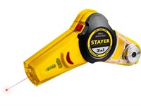 STAYER 7 м, точн. +/-1,5 мм/м, уровень с приспособлением для сверления 34987 - фото 67918