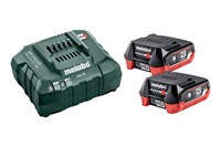 Базовый комплект 12 В 2 x LiHD 4,0 А·ч, Metabo, 685301000 - фото 68082
