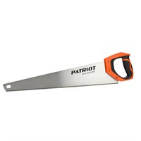 Ножовка PATRIOT WSP-500S, по дереву, 11 TPI мелкий зуб, 3-х сторонняя заточка, 500мм - фото 69055