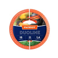 Леска Duoline D 1,6 мм L 15 м (скрученный квадрат, двухцветная, красная жила) 165-15-6 - фото 70584